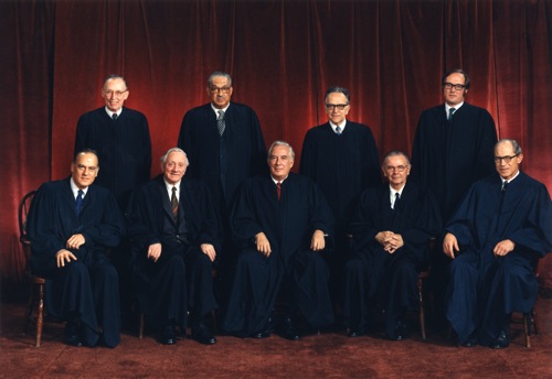 burger court in 1972