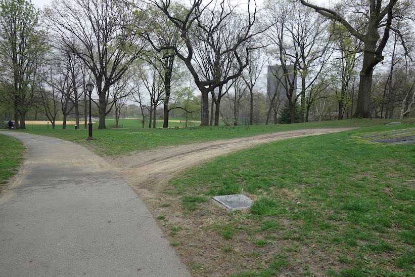 central park path